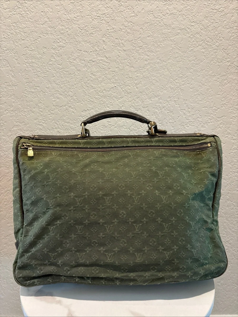 Louis Vuitton Monogram Mini Lin Saumur XL Canvas Messenger Bag